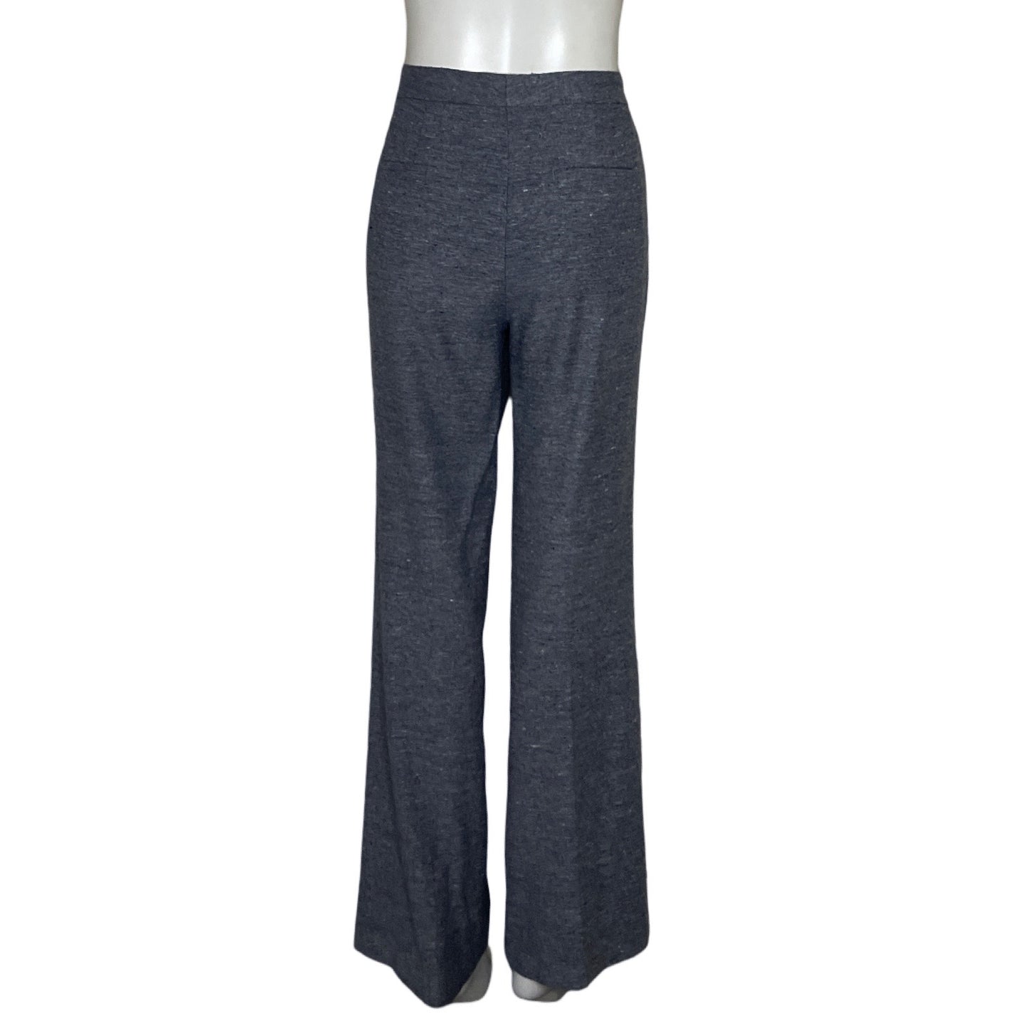 Pantalon Ann Taylor Liso Gris-Talla 4