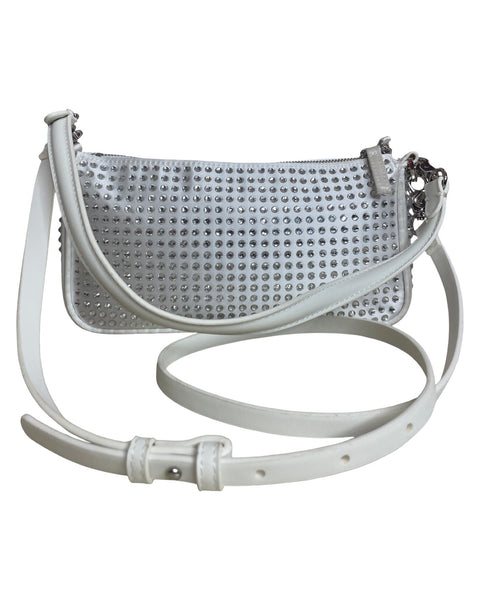 Bolso Zara Pedreria Blanco-Talla S