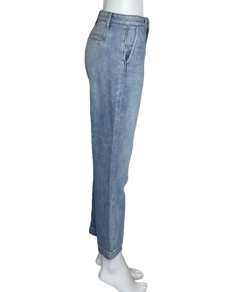 Pantalón Sam Edelman The Morrisson Tiro Alto Azul-Talla 27