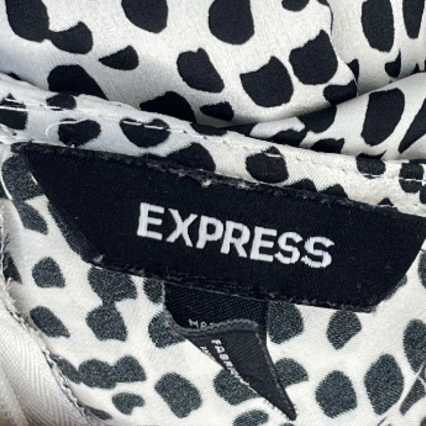 Blusa Express Animal Print Blanco - Talla S