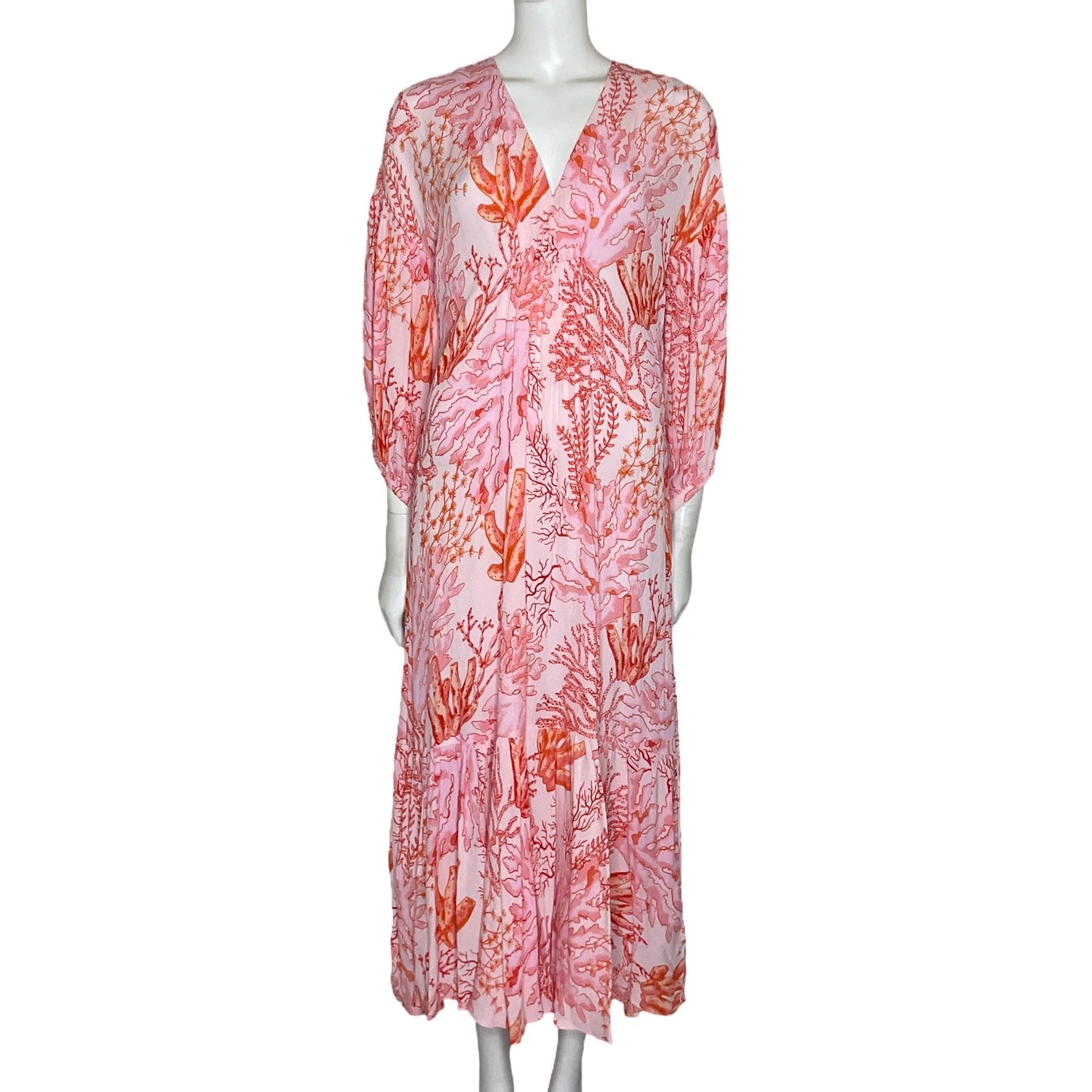 Vestido Sfera Collection Estampado Rosado-Talla L