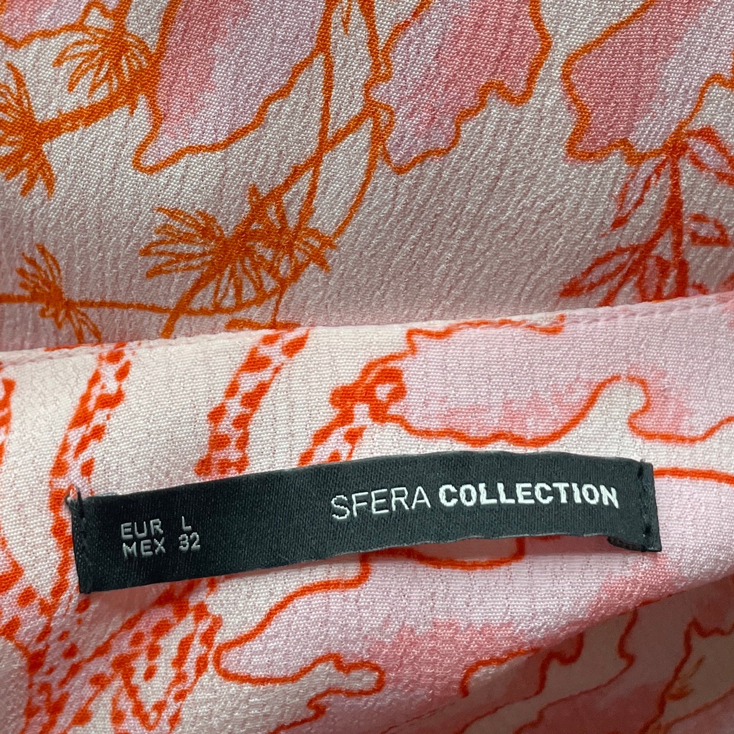 Vestido Sfera Collection Estampado Rosado-Talla L