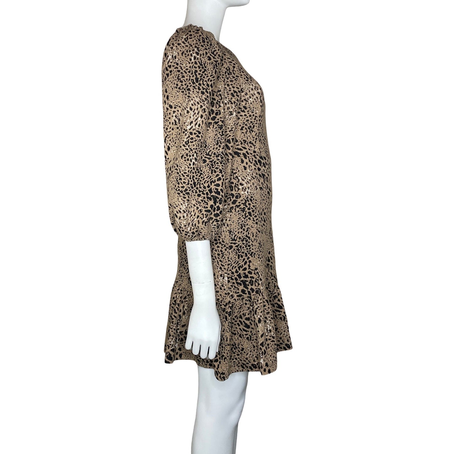 Vestido Maeve Anthropologie Animal Print Marrón - Talla S
