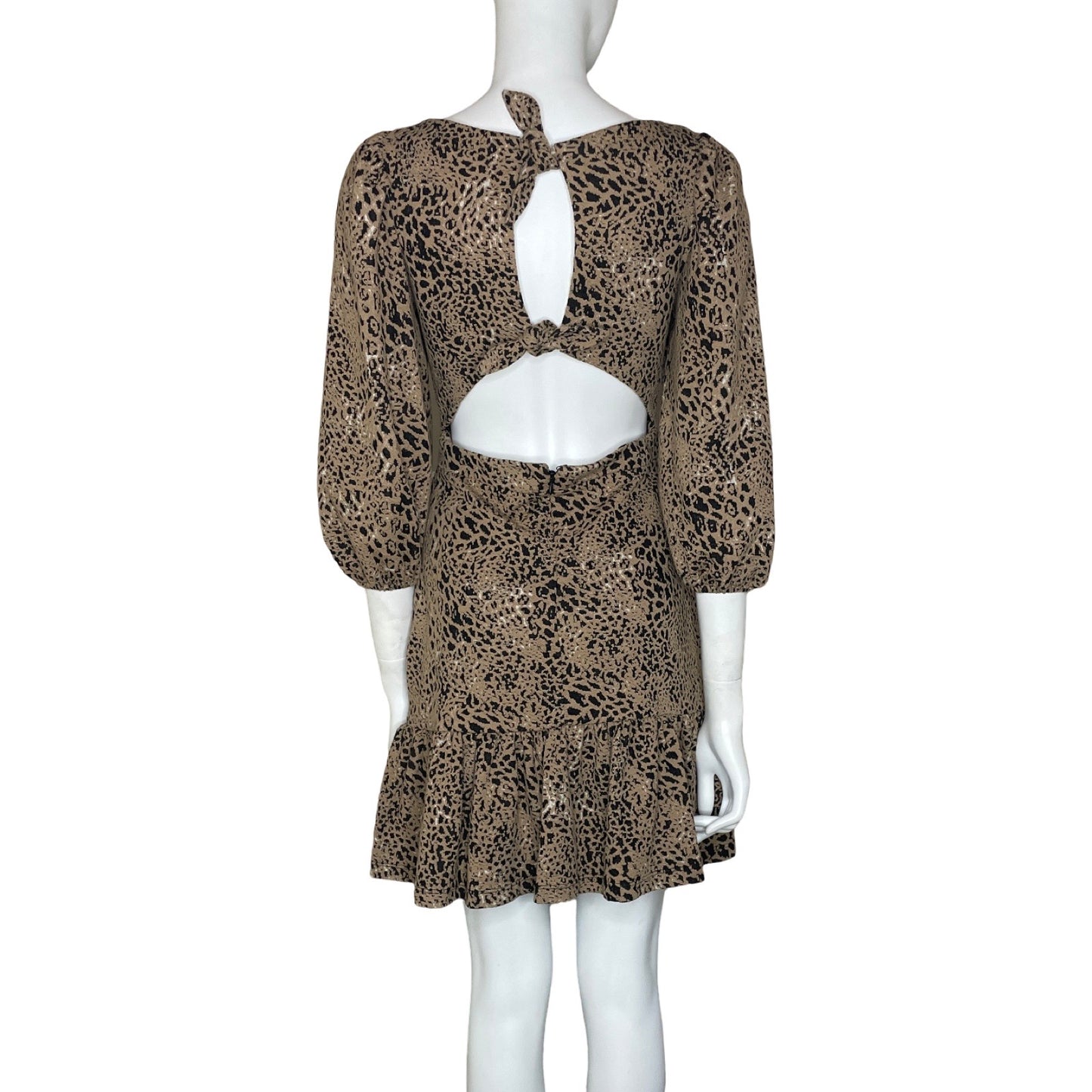 Vestido Maeve Anthropologie Animal Print Marrón - Talla S