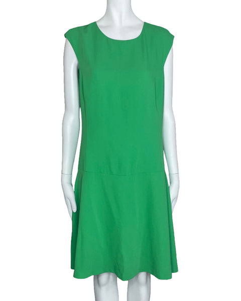 Vestido Ralph Lauren Fluido Verde-Talla 6