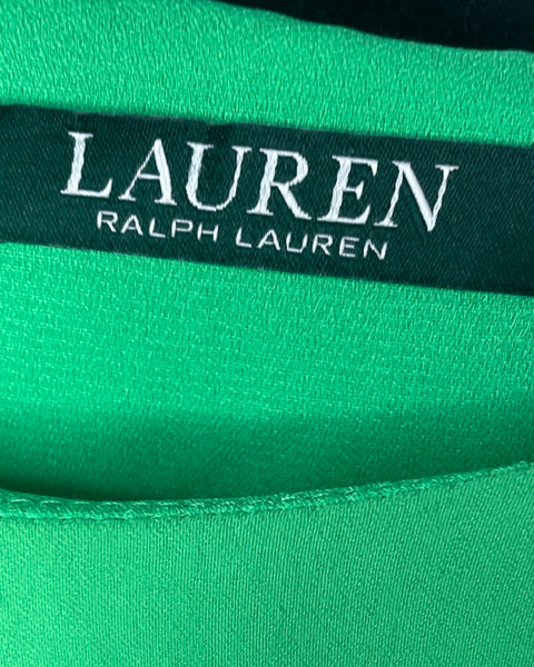 Vestido Ralph Lauren Fluido Verde-Talla 6