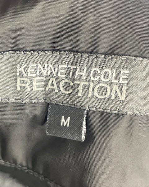 Chaqueta Kenneth Cole Capucha Largo Negro-Talla M