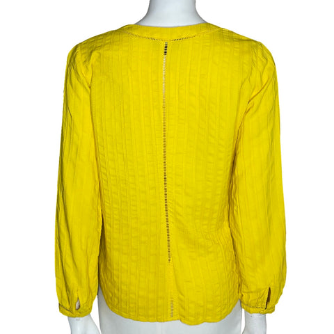 Blusa Julio Encaje Amarillo-Talla 4
