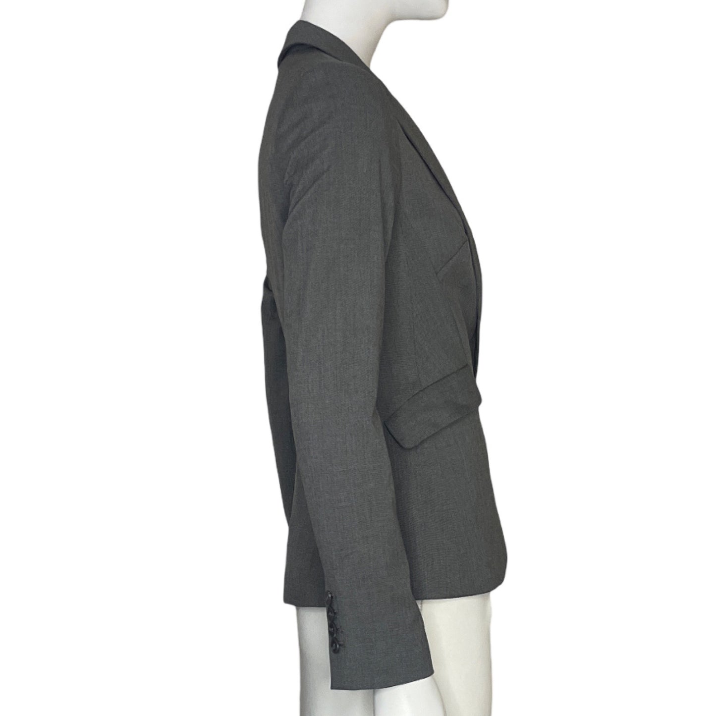 Blazer Express Mangas Larga Gris - Talla 0