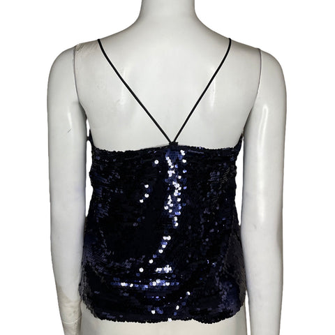 Top Tesoro TPS Lentejuelas Morado-Talla U