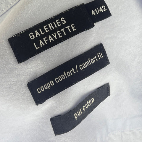 Camisa Galeries Lafayette Fluido Azul - Talla 42