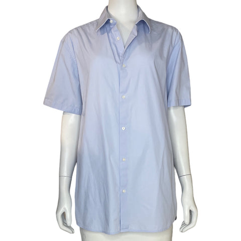 Camisa Galeries Lafayette Fluido Azul - Talla 42