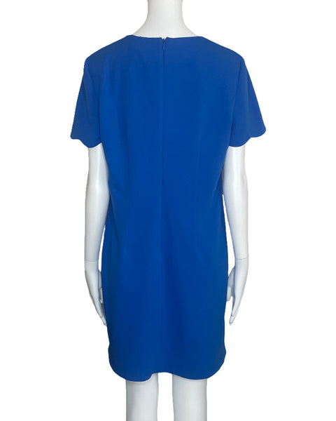 Vestido Maggy London Midi Manga Corta Azul-Talla 8