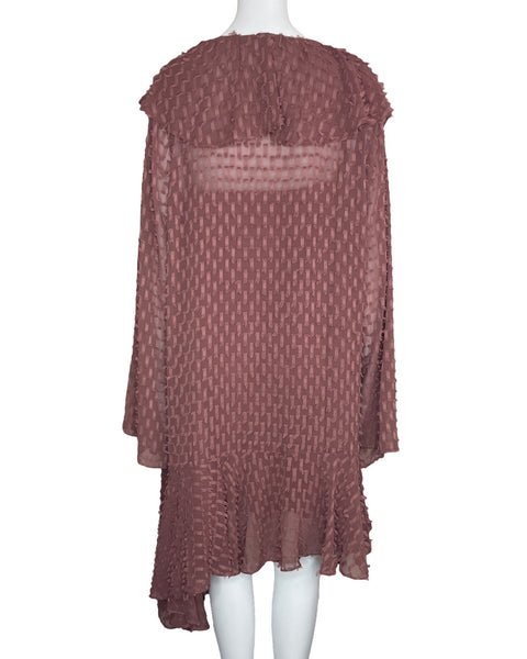Vestido Asos Asimetrico Rosado-Talla 16