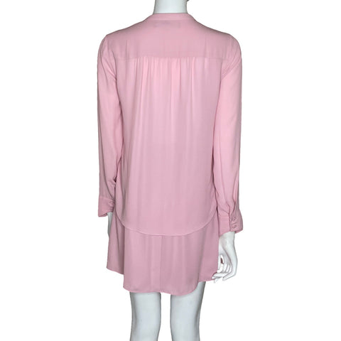 Vestido BCBG Manga Larga Rosado-Talla XXS