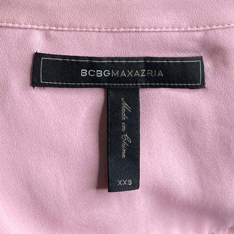 Vestido BCBG Manga Larga Rosado-Talla XXS