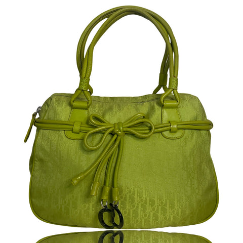 * Bolso Christian Dior Diorissimo Trotter Verde.