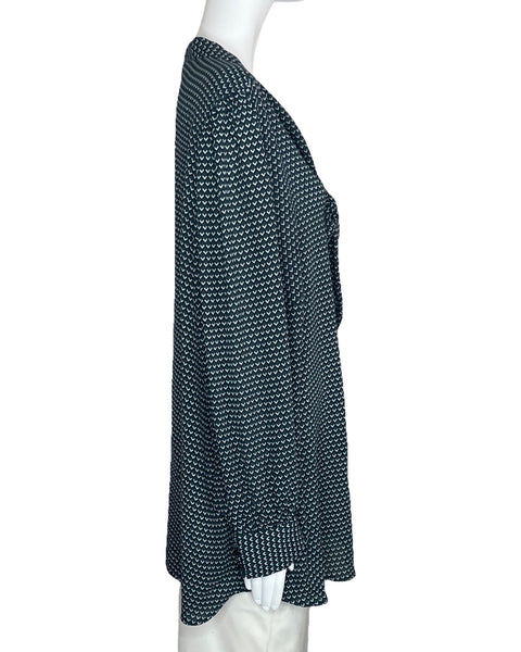 Blusa Adrianna Papell Lazo Verde-Talla 2X