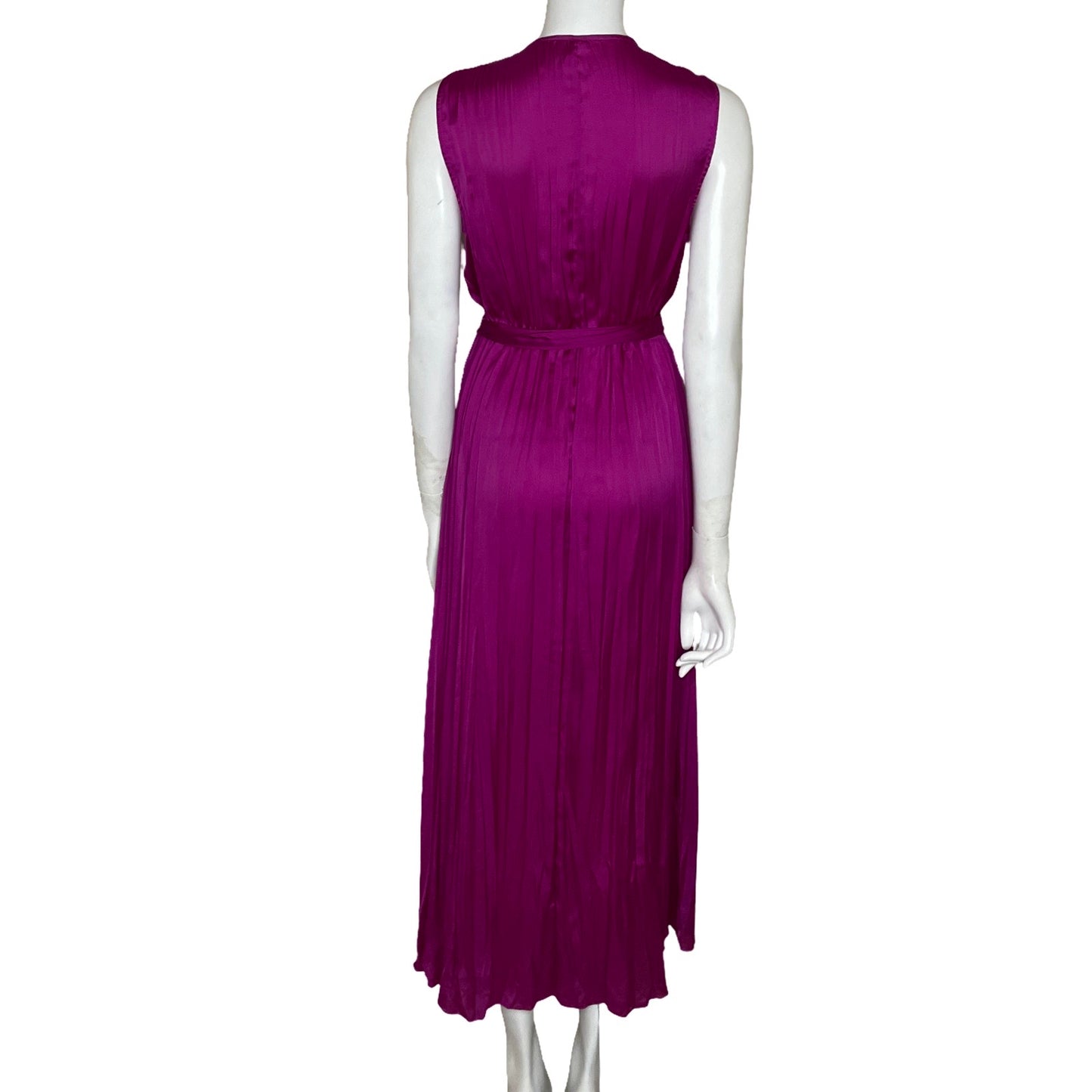 Vestido Tesoro TPS Plisado Morado-Talla U