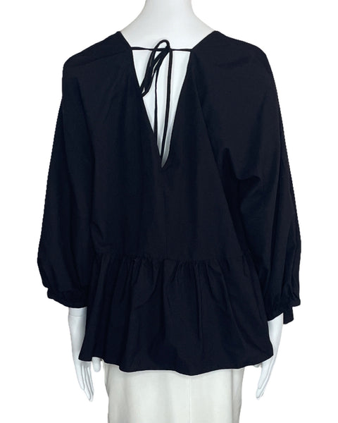 Blusa Asos Manga Puff Negro-Talla 14
