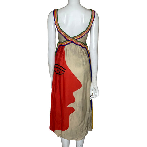 Vestido Farm Rio Midi Negro-Talla XS