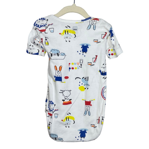Body Catimini Caricaturas Blanco - Talla 2