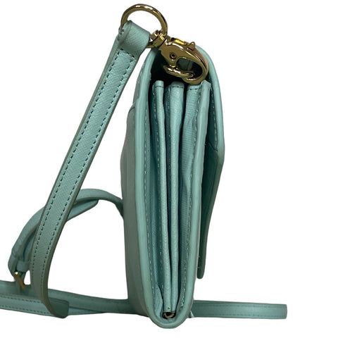 * Cartera Tory Burch Robinson Crossbody Verde Menta.
