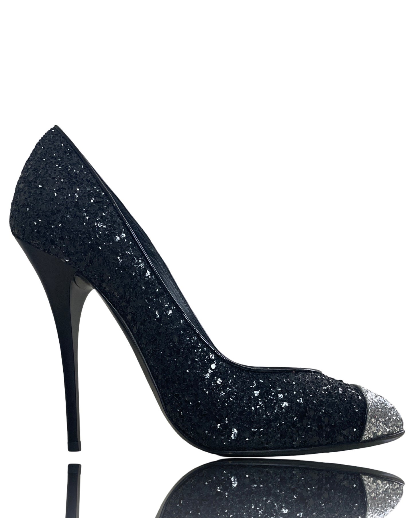 Calzado Giuseppe Zanotti Desing Brillo Negro-Talla 37.5
