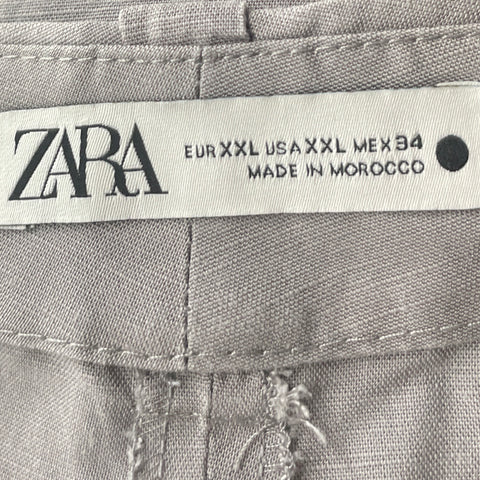 Set Zara Sin Mangas Gris-Talla XXL