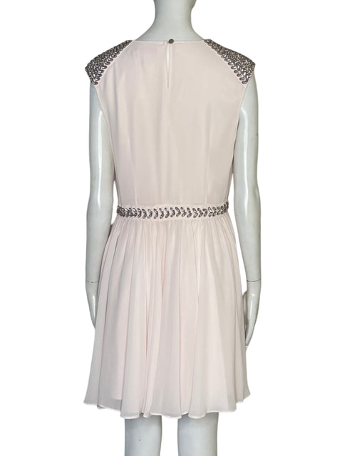 Vestido Ted Baker Pedrería Rosado - Talla 2