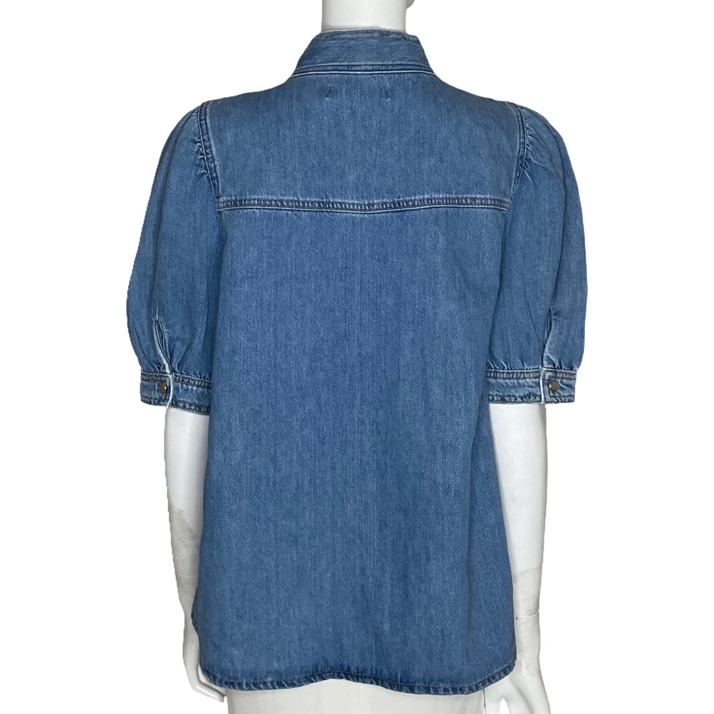 Blusa Zara Denim Azul-Talla XL