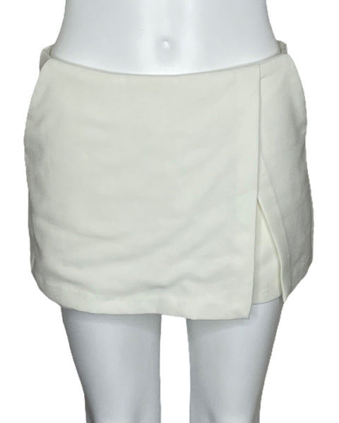 FaldaShort Tesoro TPS Asimetrica Bolsillo Blanco-Talla S