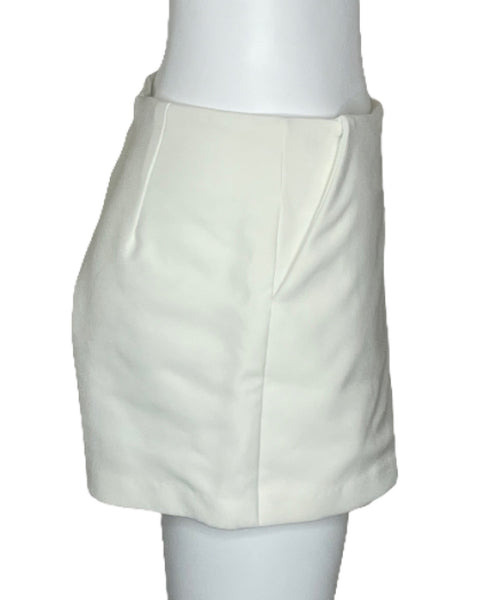 FaldaShort Tesoro TPS Asimetrica Bolsillo Blanco-Talla S