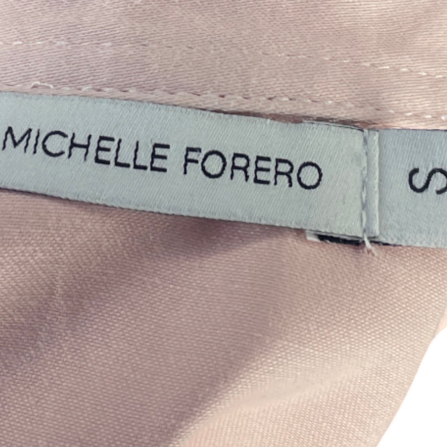 Blusa Michelle Forero Mangas Corta Rosado - Talla S