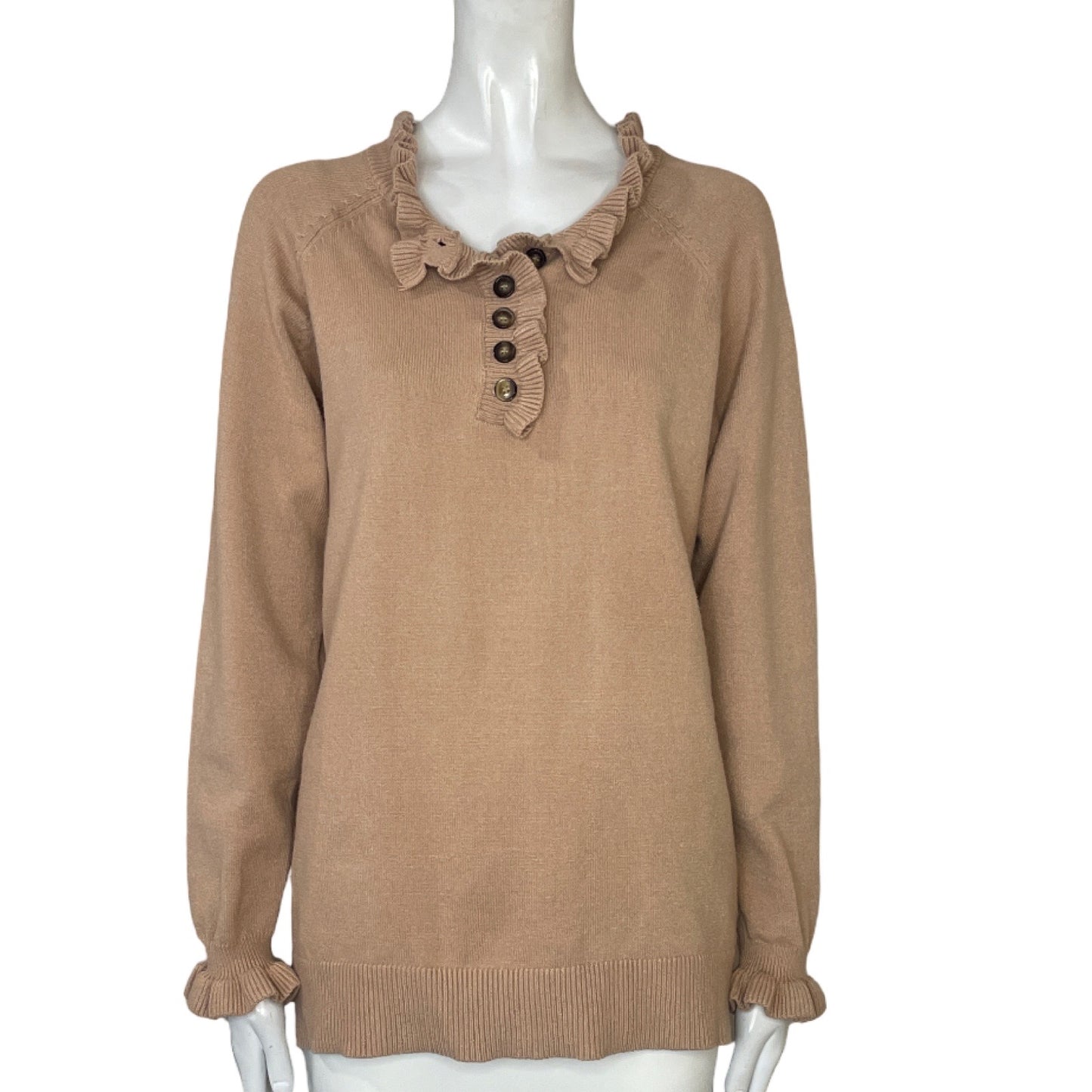 Sweater Beimuc Mangas Larga Beige - Talla M