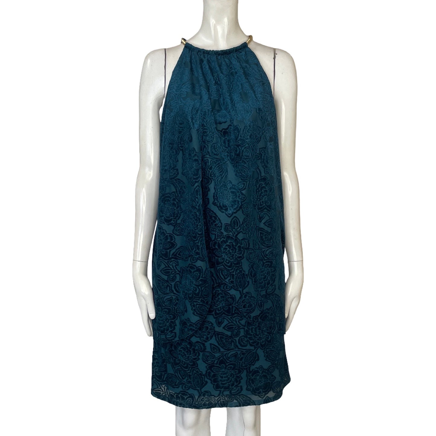 Vestido Kensie Halter Floral Verde - Talla 10