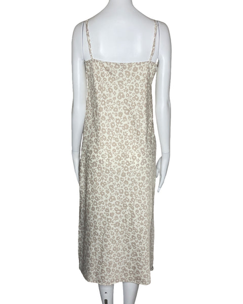 Vestido A. New Day Floral Beige-Talla XS