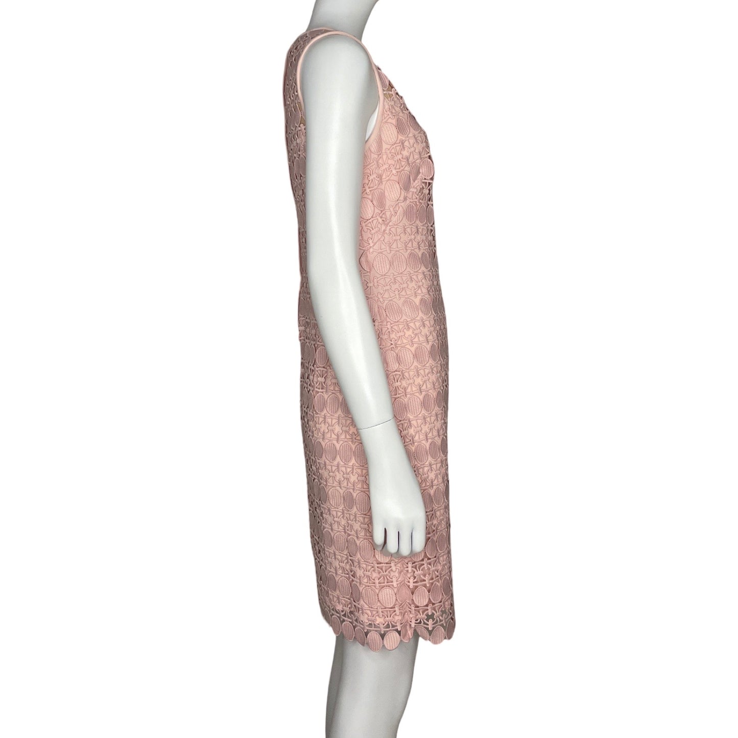 Vestido Ralph Lauren Sin Mangas Encaje Rosado - Talla 2