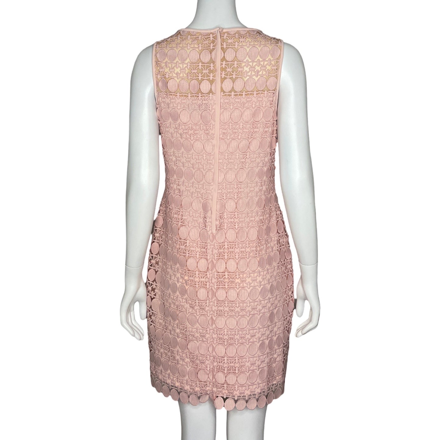 Vestido Ralph Lauren Sin Mangas Encaje Rosado - Talla 2