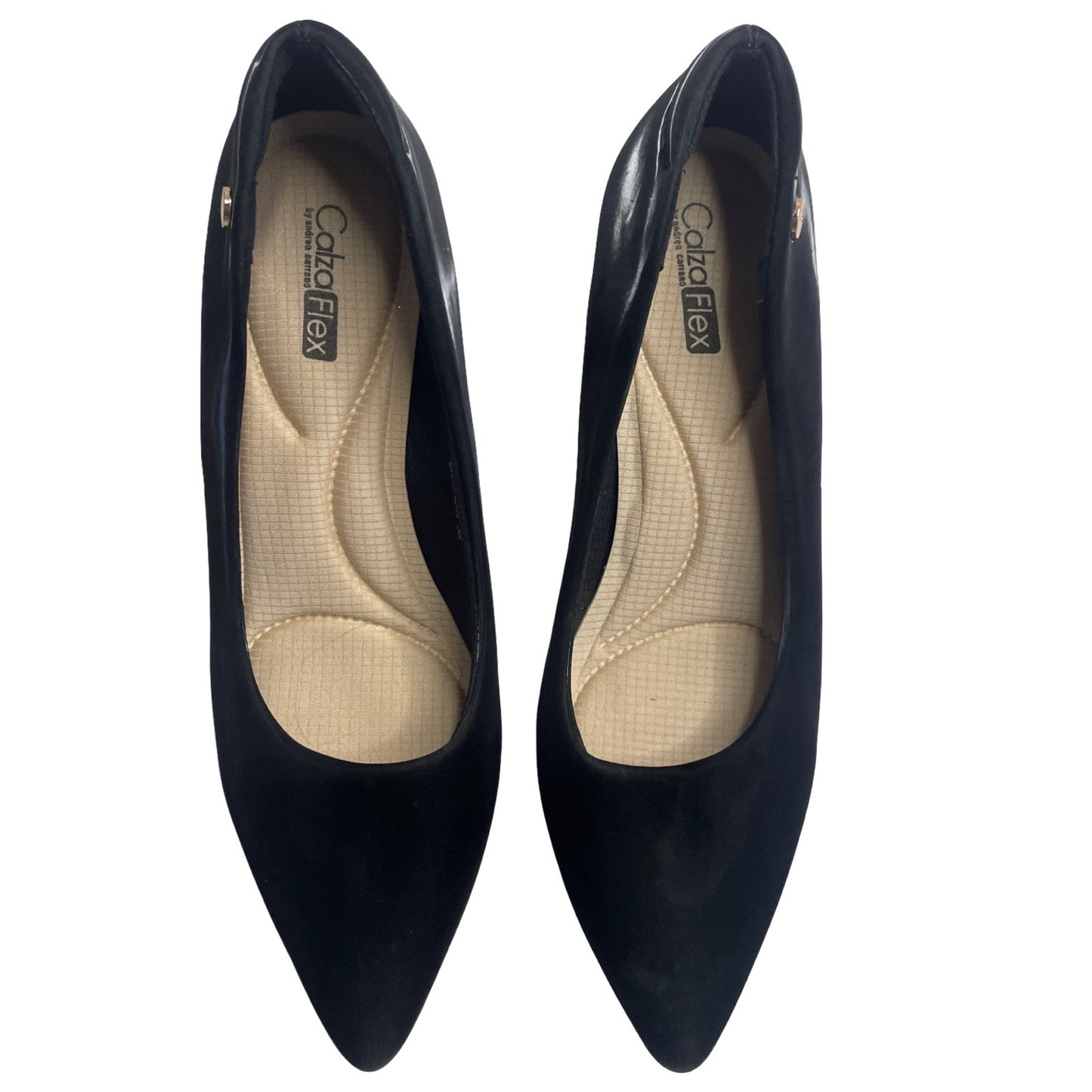 Calzado Calzaflex Tacón Negro - Talla 7