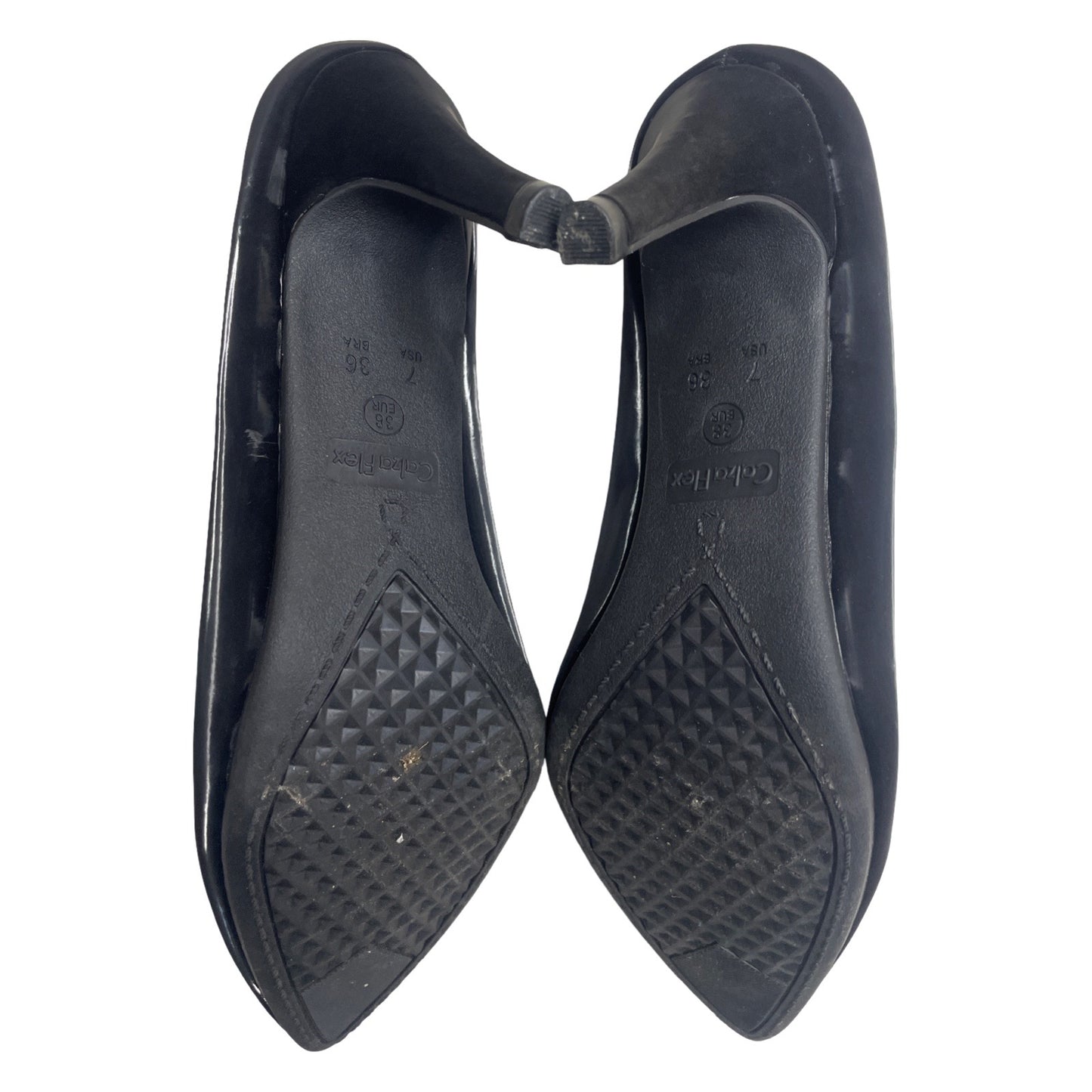 Calzado Calzaflex Tacón Negro - Talla 7