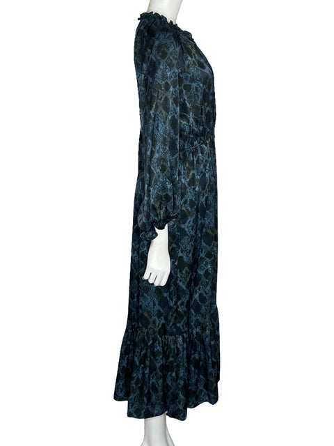 Vestido Zara Animal Print Negro-Talla M