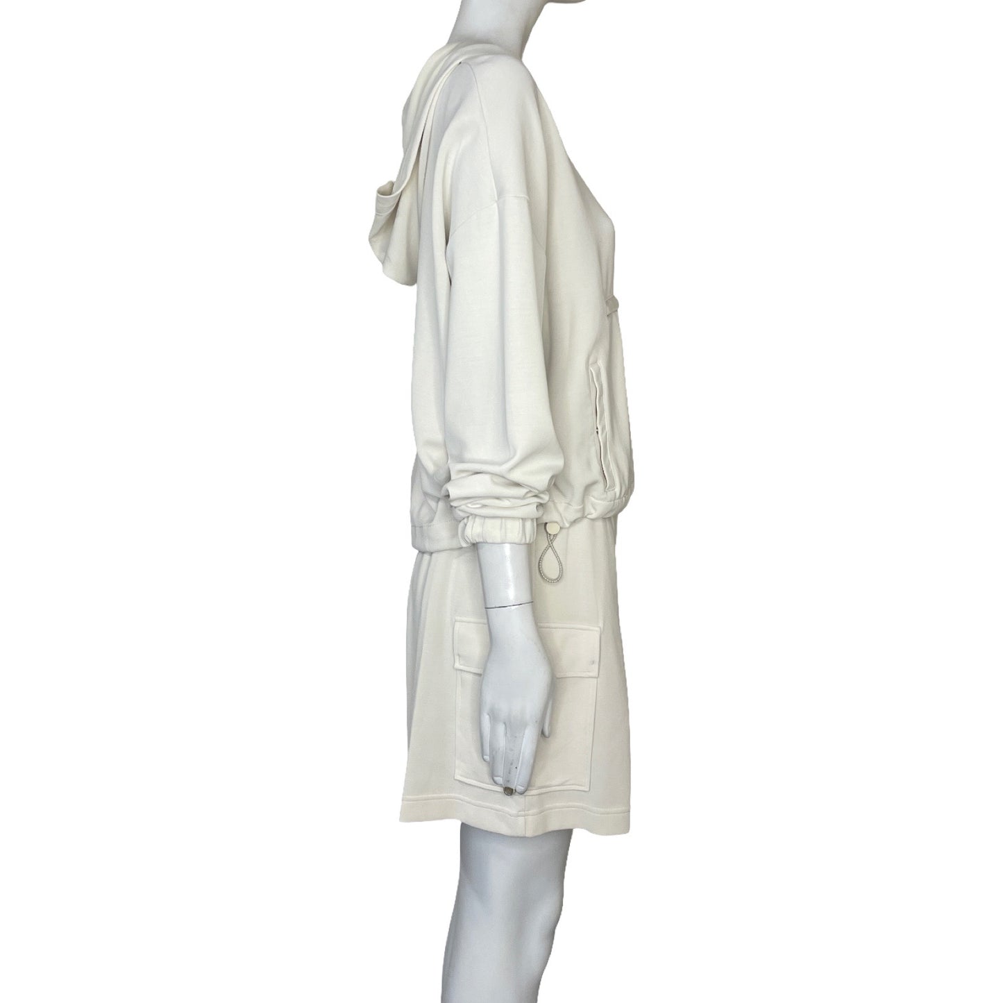 Set Oysho Sudadera + Short Blanco - Talla S