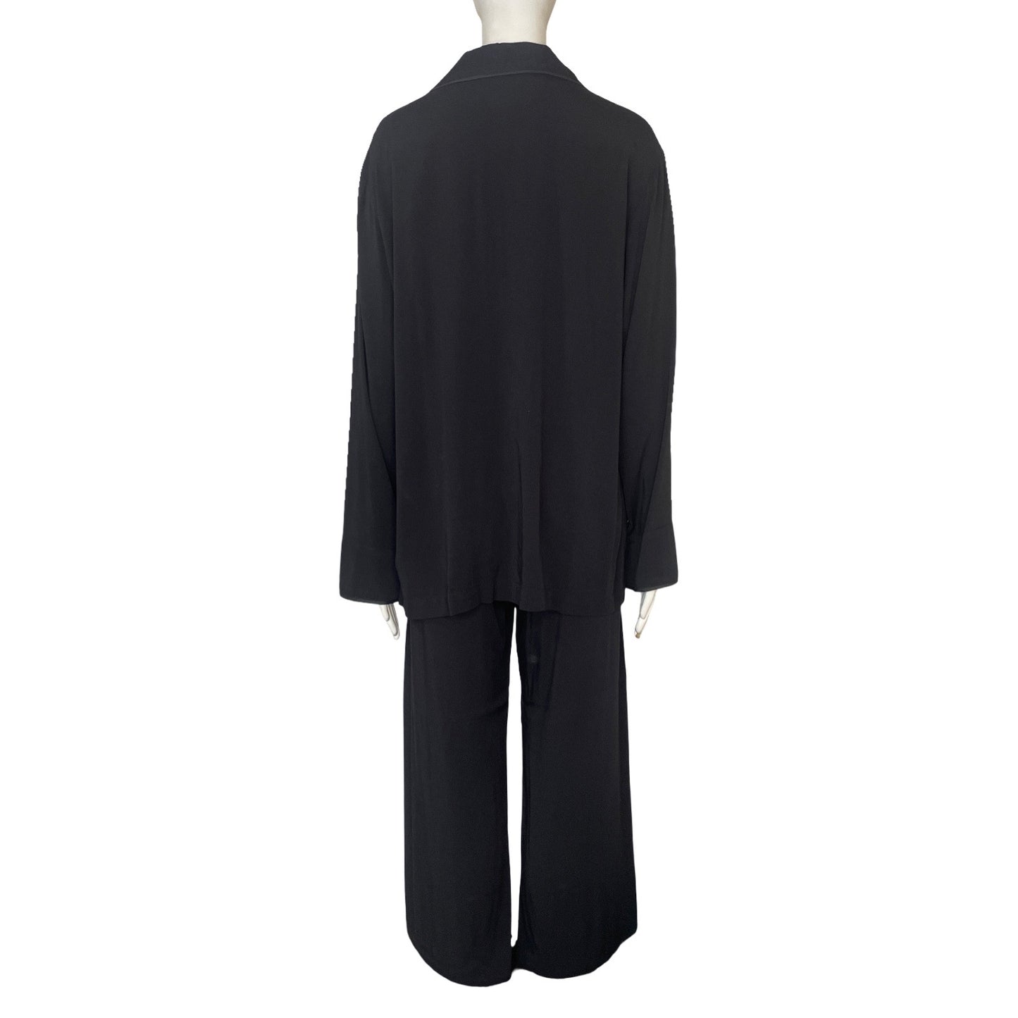 Set Sleeper Camisa + Pantalón Plumas Negro - Talla M