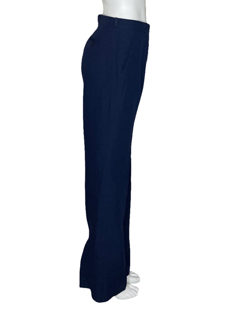 Pantalón Etro Recto Azul-Talla 44