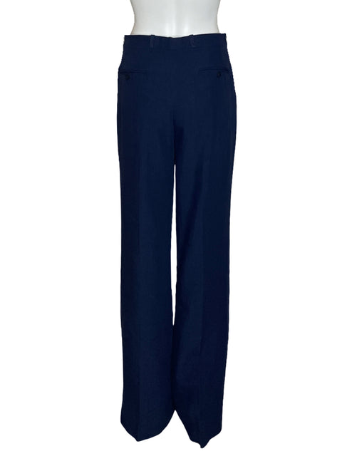 Pantalón Etro Recto Azul-Talla 44