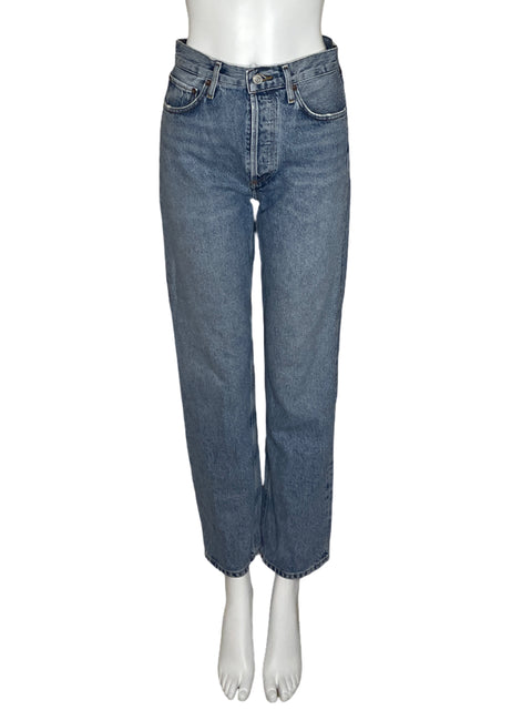 Pantalón Agolde Jeans Botones Azul-Talla 25