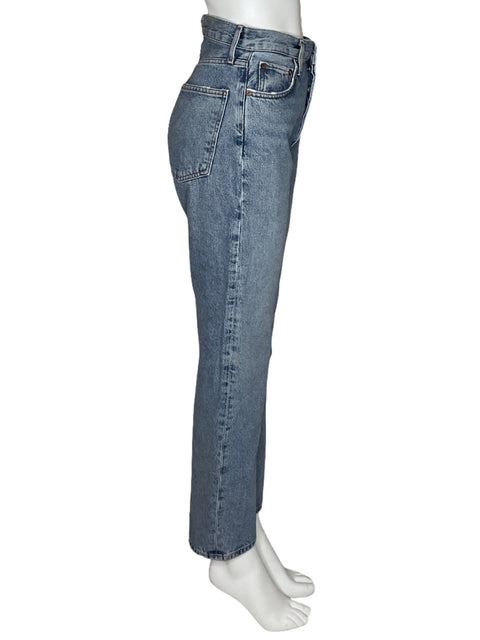 Pantalón Agolde Jeans Botones Azul-Talla 25