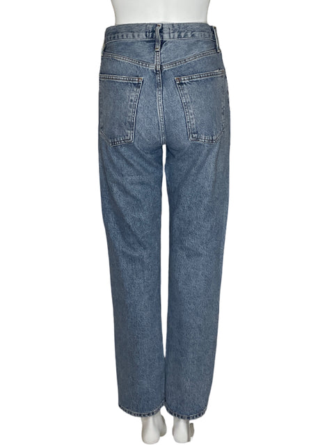 Pantalón Agolde Jeans Botones Azul-Talla 25