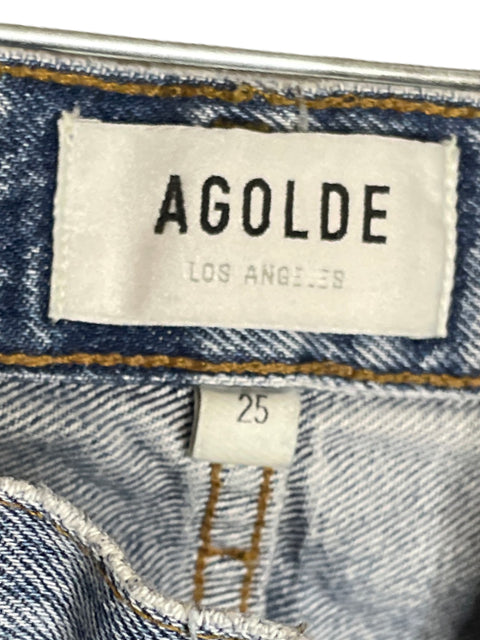 Pantalón Agolde Jeans Botones Azul-Talla 25